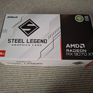 AMD 라데온 스틸레전드 RX 9070 XT 16GB 미개봉 새제품 이미지