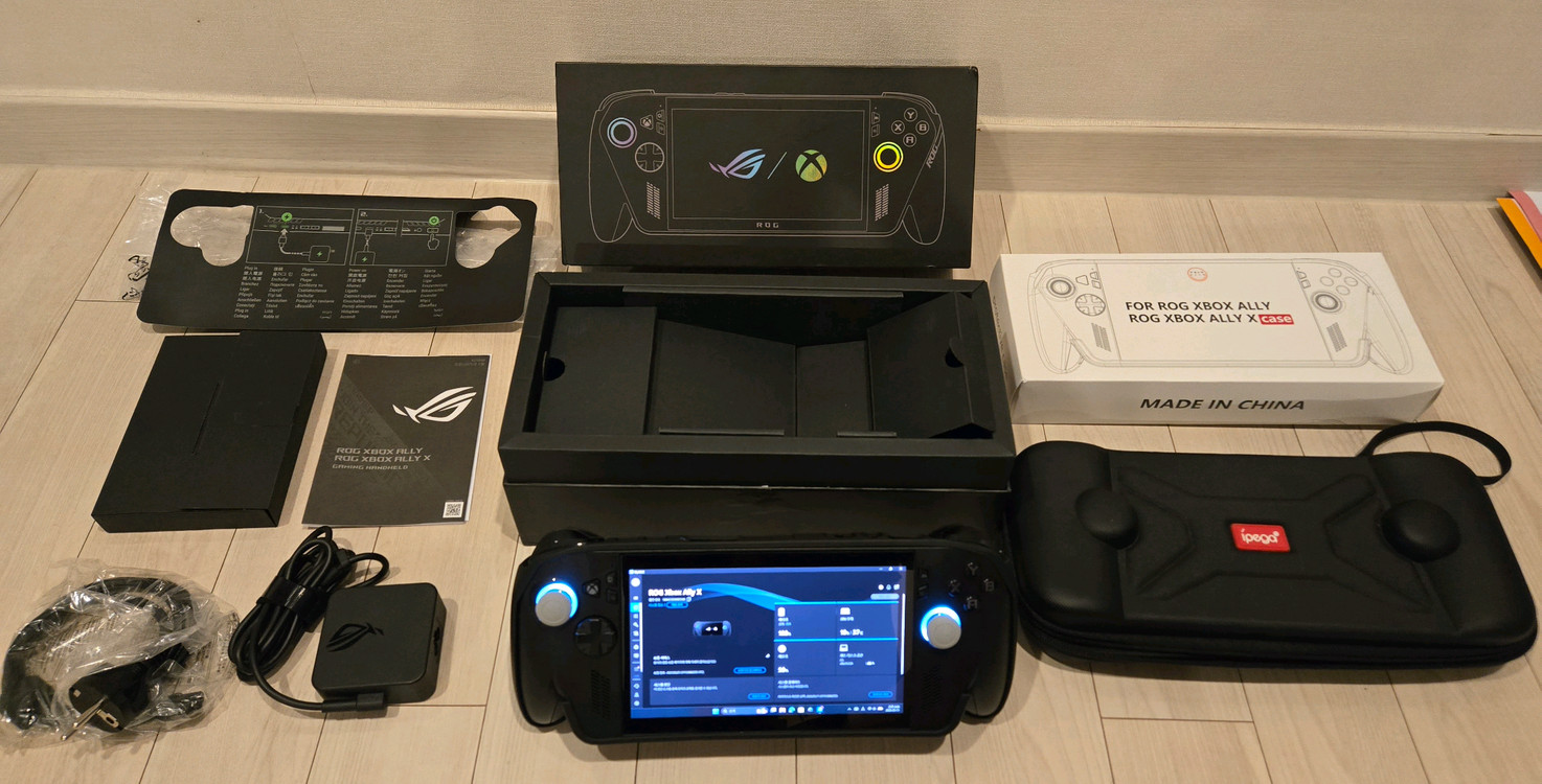 rog xbox ally x 판매합니다. 풀셋(보증 2027년 5월 7일까지)흑갈리 엑갈리 닭갈리 이미지