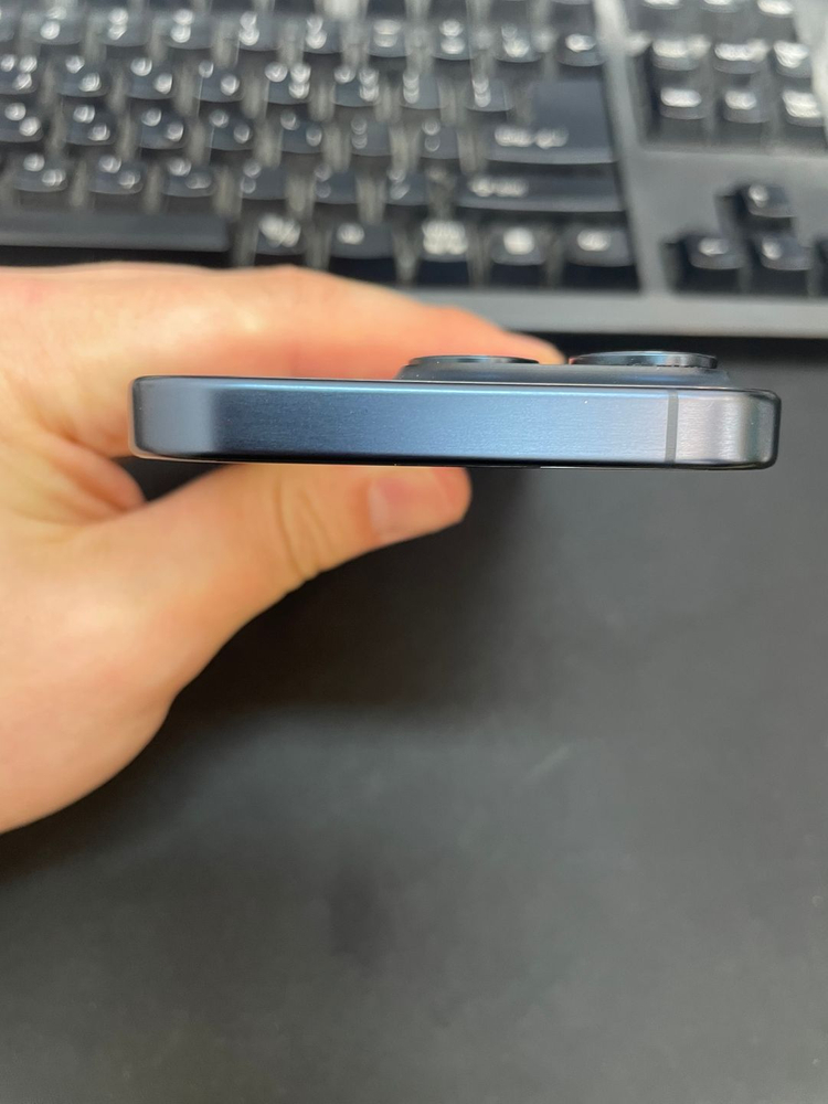 아이폰15프로 블루 128GB 상태좋은 중고87만팝니다 이미지