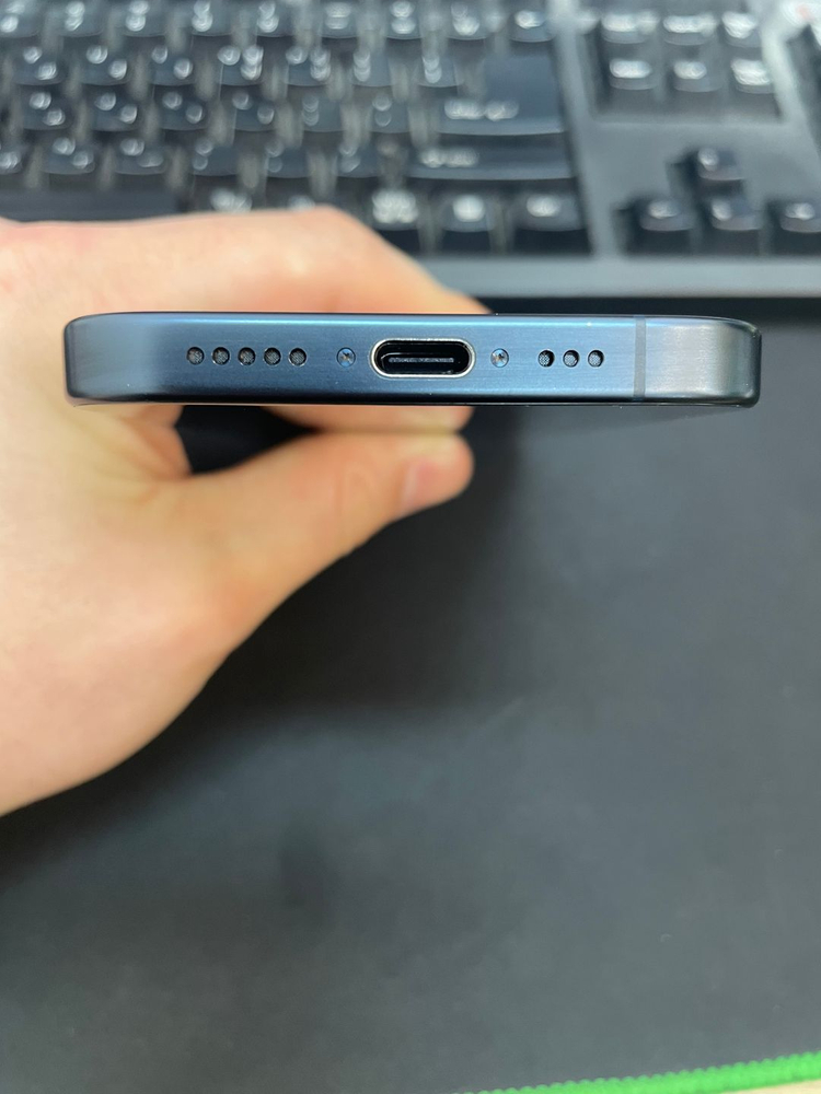 아이폰15프로 블루 128GB 상태좋은 중고87만팝니다 이미지