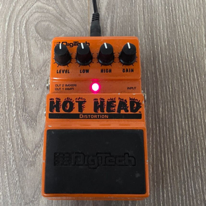 DIGITECH HOT HEAD 디스토션 페달 일렉기타 이펙트 이미지