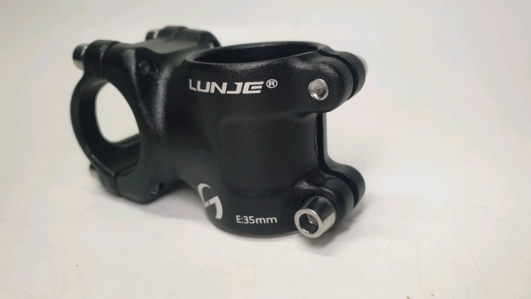 LUNJE 자전거 스템 35mm 블랙 이미지