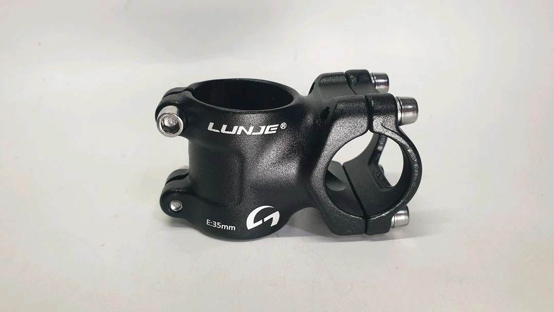 LUNJE 자전거 스템 35mm 블랙 이미지