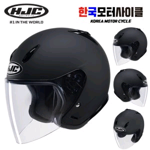 흥진 HJC CH-5 오픈페이스 오토바이 헬멧 무광 블랙(XL)+HJC 파우치깔끔하고 심플한 디자인으로 스쿠터 및 이미지