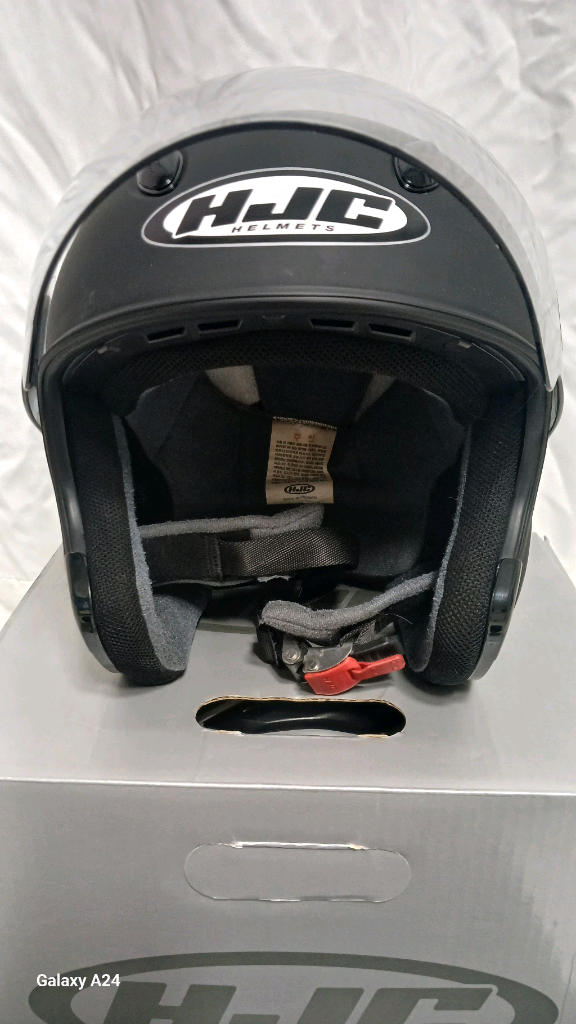 흥진 HJC CH-5 오픈페이스 오토바이 헬멧 무광 블랙(XL)+HJC 파우치깔끔하고 심플한 디자인으로 스쿠터 및 이미지