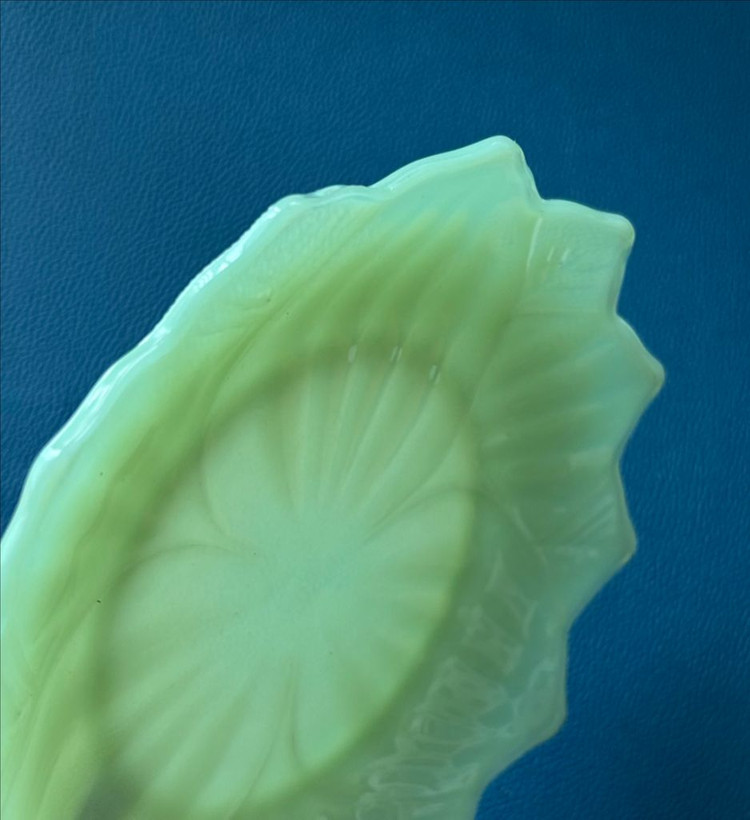 빈티지 파이어킹 제다이트 리프 앤 블러썸 런천 플레이트 (21cm) 이미지