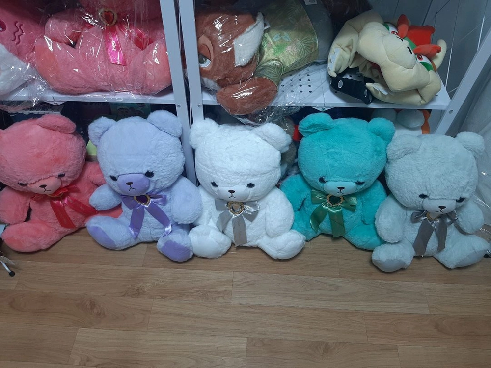 일본탄생석 대형 곰인형 1,2,4,5,6월생 이미지