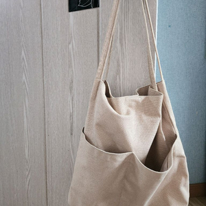 자주* 투포켓 캔버스 숄더백 이미지