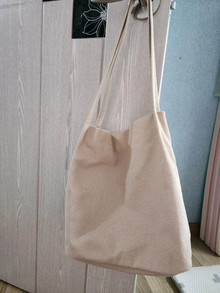 자주* 투포켓 캔버스 숄더백 이미지