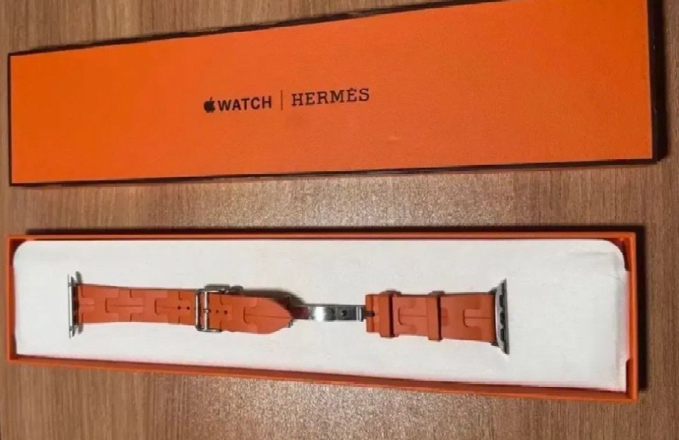 정품 애플워치 에르메스 킬림 오랑쥬 42mm 이미지