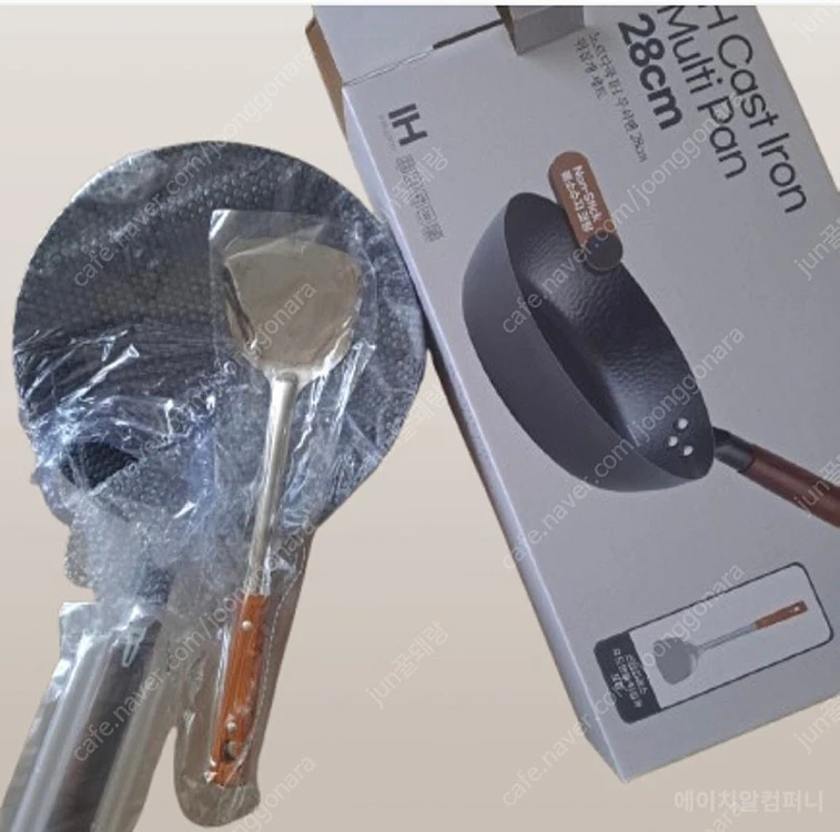궁중팬 노르디쿡 IH 무쇠 볶음팬 궁중팬 28CM #새상품# 이미지