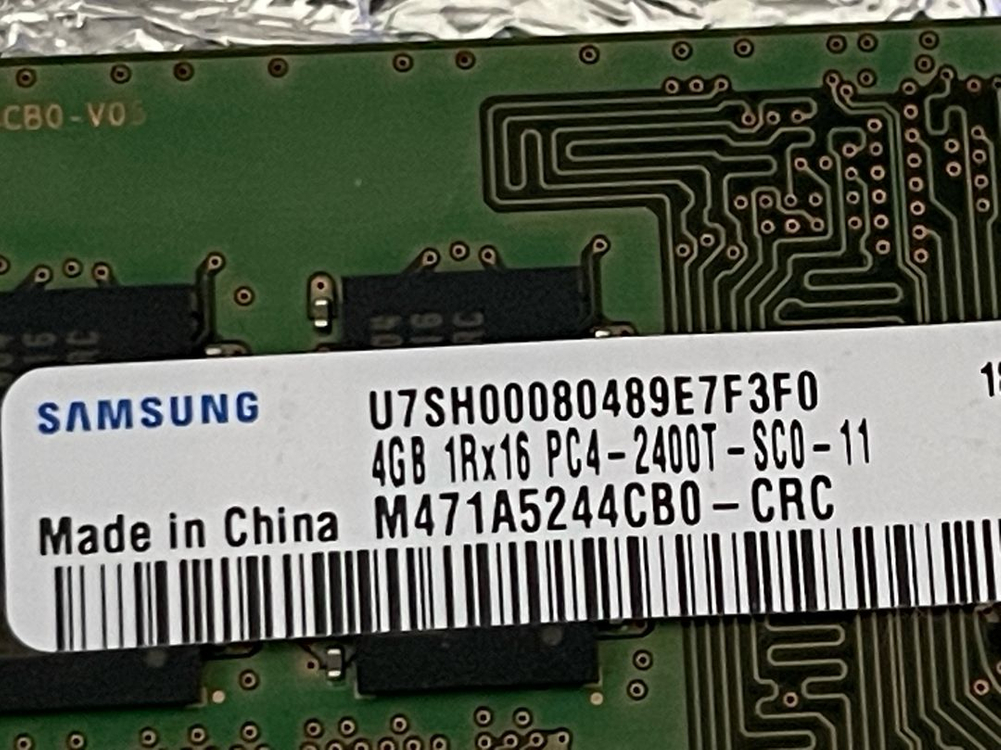삼성 DDR4 PC4 2400T (4GB) 이미지