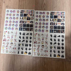 캐릭터 스티커 세트 이미지