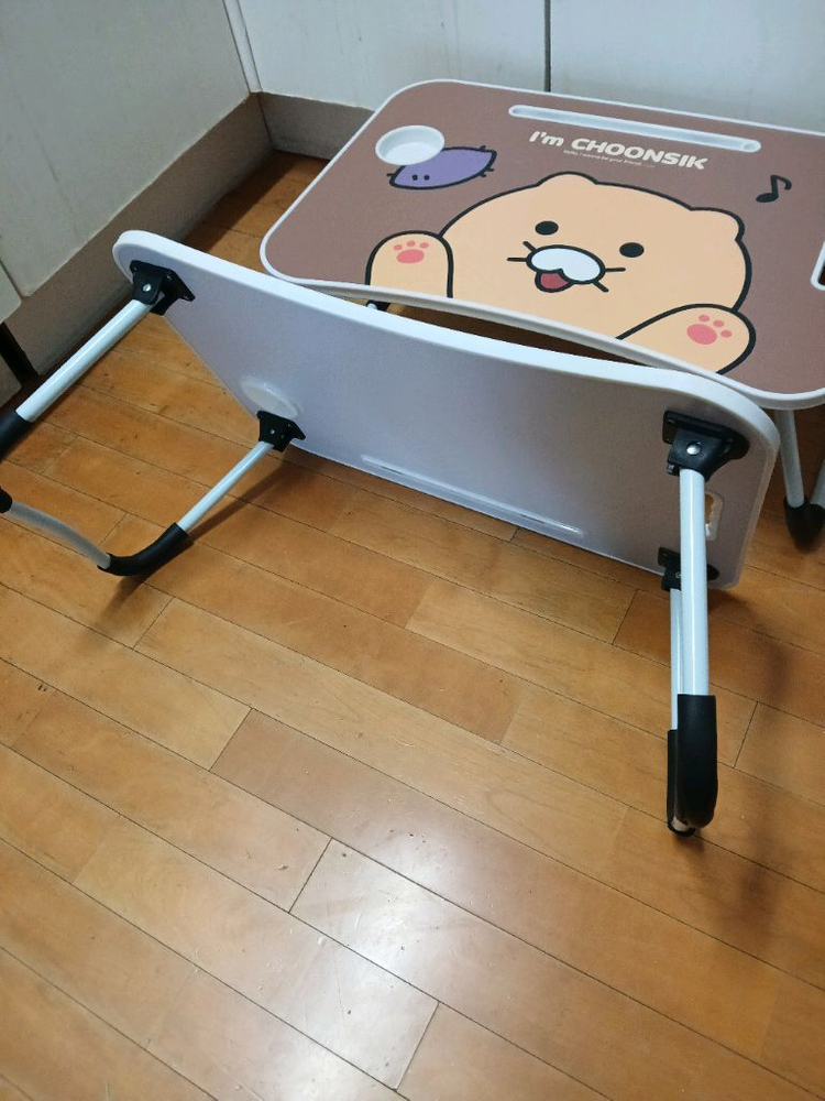 춘식이 접이식 노트북테이블.베드 트레이 이미지