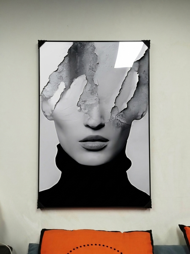 그림 액자 팝아트 인테리어소품 미켈란젤로 다비드상 조각상그림 다비드상액자 흑백 모던 거실 벽걸이 대형 장식용 선물용 이미지