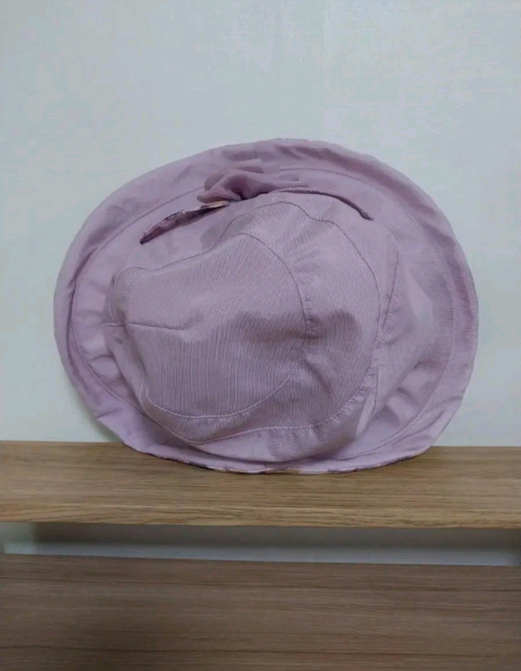 여성 크로커다일 플라워 코사지 버킷햇 벙거지모자 이미지