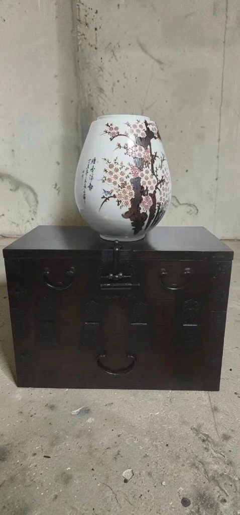 고가구 반닫이 수납함 이미지