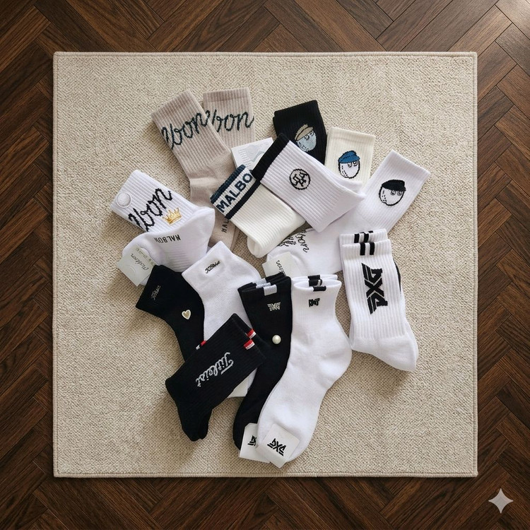 (5+1 이벤트!)52종/말본 타이틀 pxg 골프 니삭스 양말 이미지