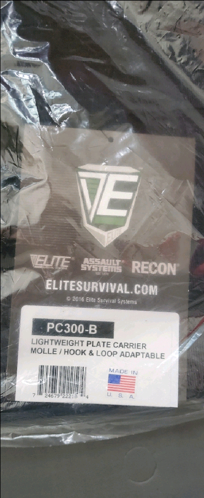 Elite Survival Light weight Plate Carrier 앨리트 서바이벌 경량 플레이트 이미지