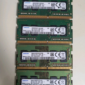 삼성 ddr4 4gb 동일주차 2개 pc4 2666v 노트북 램 메모리 4g 이미지