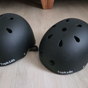 탑키즈 아동 헬멧 블랙 S~M (50-56cm) 2개 일괄판매 이미지