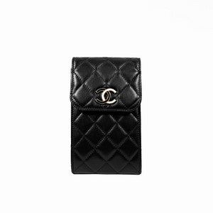 샤넬 CC로고 폰홀더 체인 woc 미니 숄더 크로스백 블랙 CP8283 이미지