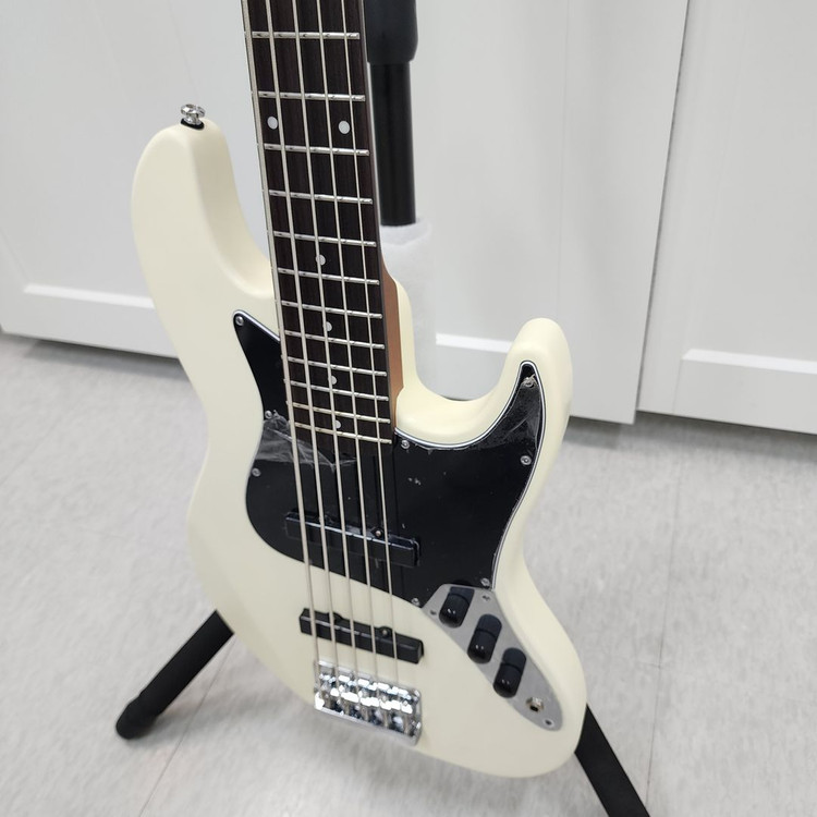헥스 5현 재즈 베이스기타 B305 아이보리 이미지