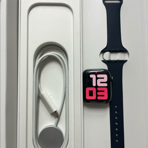 애플워치8스테인리스 41mm 그래파이트 이미지