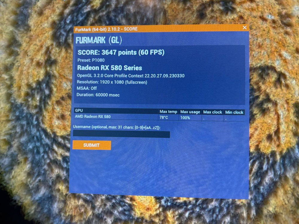 HIS 라데온 rx580 4g 그래픽카드 이미지