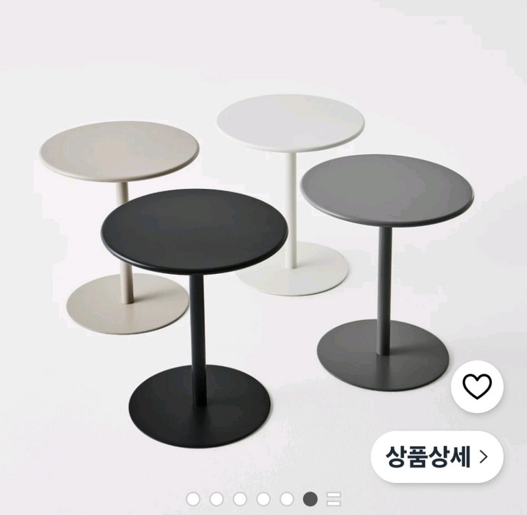 한샘 재크 라운드 사이드테이블 새상품입니다 이미지