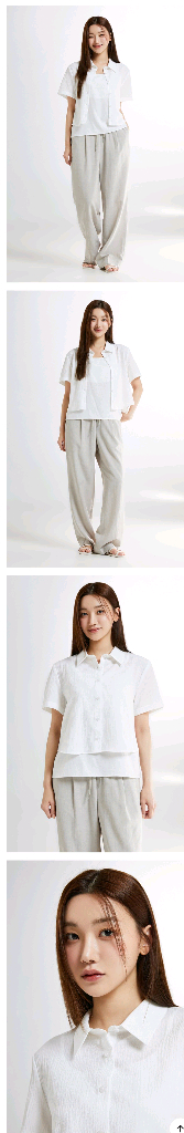 스파오 반팔 셔츠 이미지