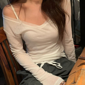 [새상품] 베지터블 로에 텐셀 레이어드티 이미지