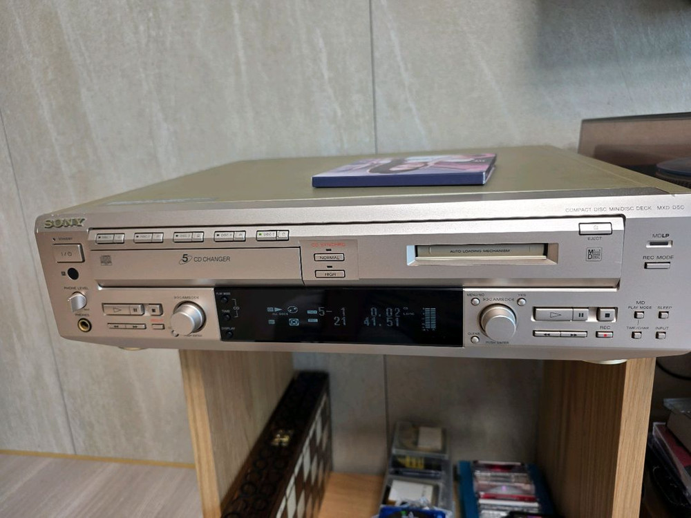 SONY MXD-D5C MD/CD 데크 미니디스크 시디 체인저 이미지
