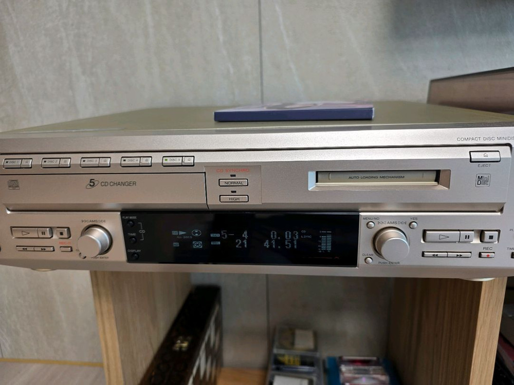 SONY MXD-D5C MD/CD 데크 미니디스크 시디 체인저 이미지