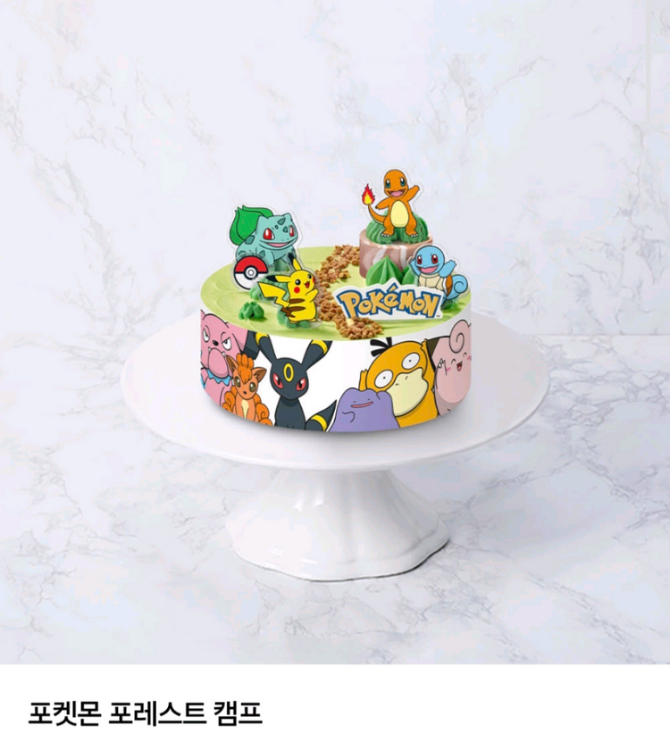 배스킨 라빈스-파인트,패밀리/버라이어티팩/케이크 7종-피카츄,포켓몬,포차코와 더듬뿍망고 외/베스킨 라빈스,배라,베라 이미지