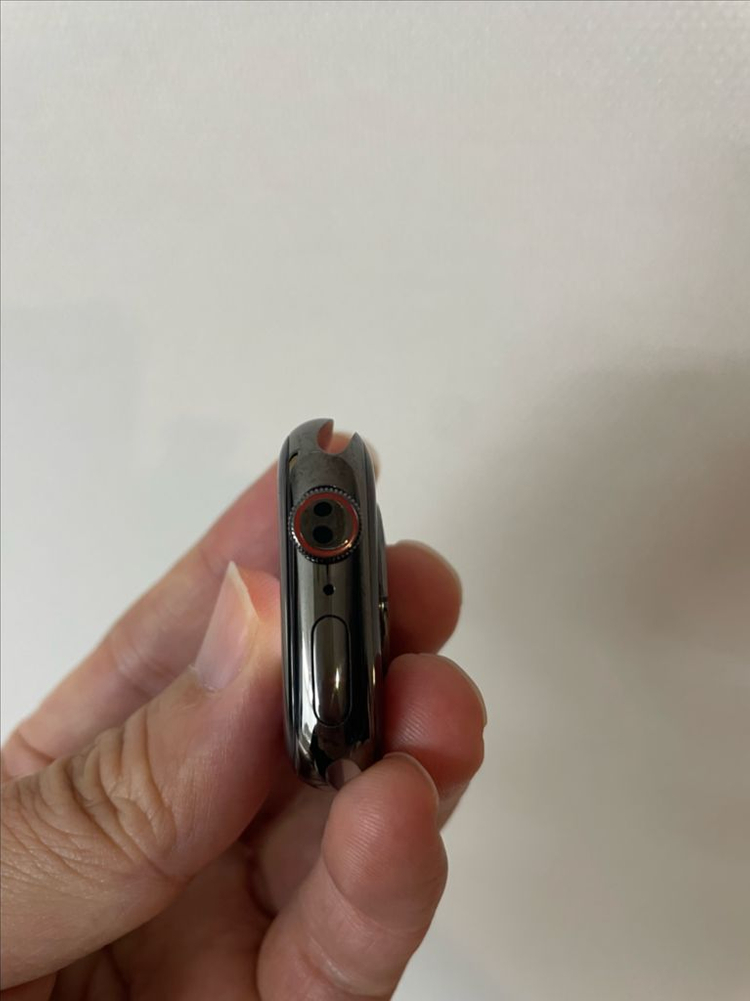 애플워치8스테인리스 41mm 그래파이트 풀박 이미지