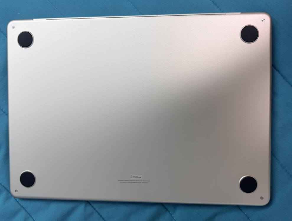 맥북 에어 m4 13 24gb/512gb 스타라이트색 팝니다. 이미지