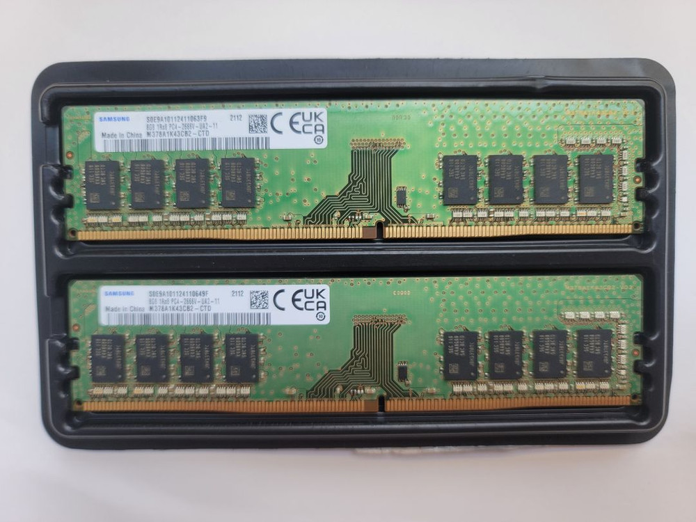 삼성 DDR4 8G 1Rx PC4-2666V 데크탑램 두개 (총16G) 이미지
