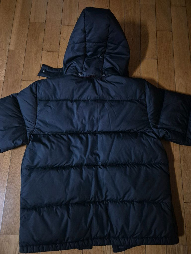 폴로 랄프로렌 검정 패딩 모자탈부착 이미지