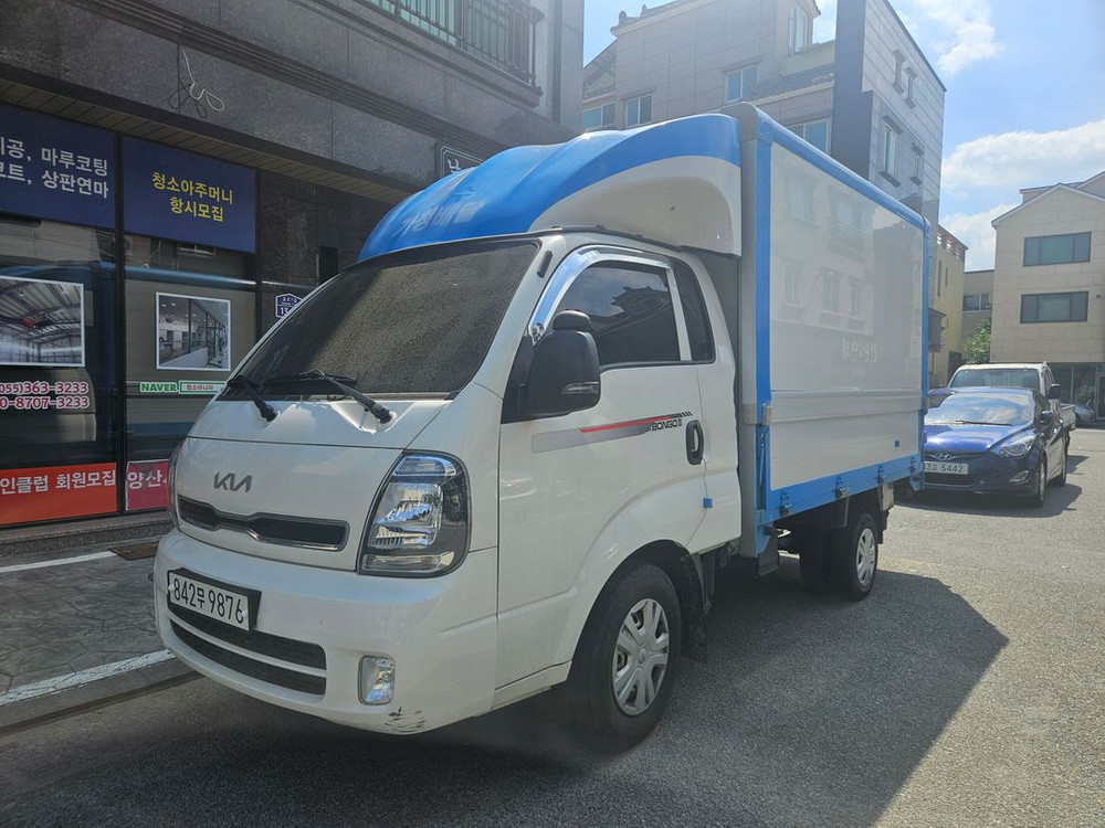 더 뉴 봉고3 화물 1톤 탑차 LPG 킹캡 초장축 GL 자동 유압식 윙바디 이미지