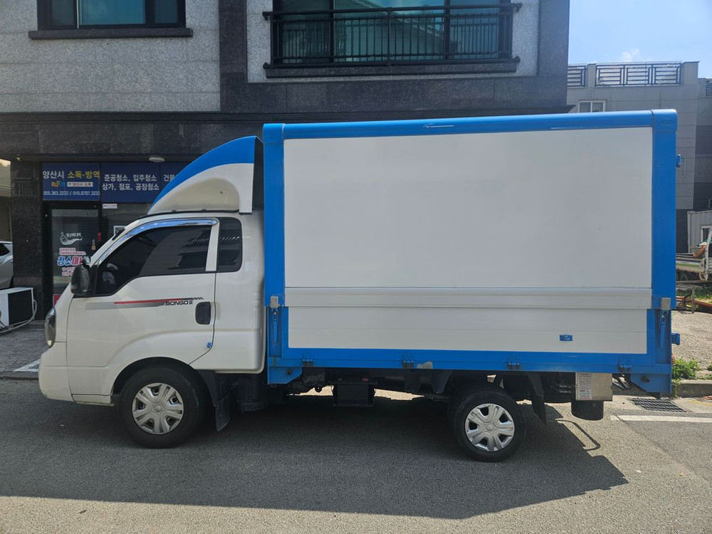 더 뉴 봉고3 화물 1톤 탑차 LPG 킹캡 초장축 GL 자동 유압식 윙바디 이미지