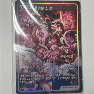미개봉]쿠키런킹덤 운명의집결 포토카드 단체 한정판/쿠키런팝업스토어,쿠킹덤 한정특전 굿즈 이미지