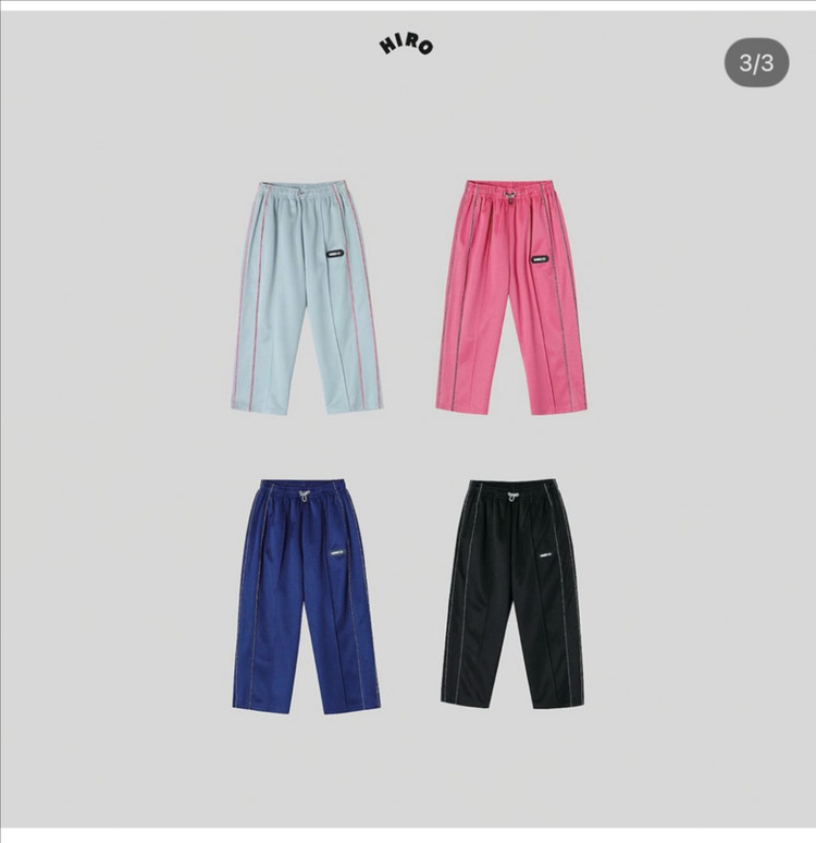 [새상품]히로 티셔츠 화이트 160 + 팬츠 네이비 150 이미지