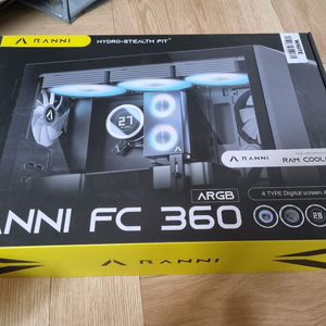 3RSYS 라니 FC 360 ARGB 화이트 수냉쿨러 팝니다 이미지