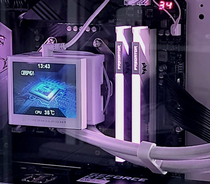 에이서 프레데터 DDR4 32GB(16기가2개)3200 CL14 VESTA 패키지(삼성b다이) 이미지