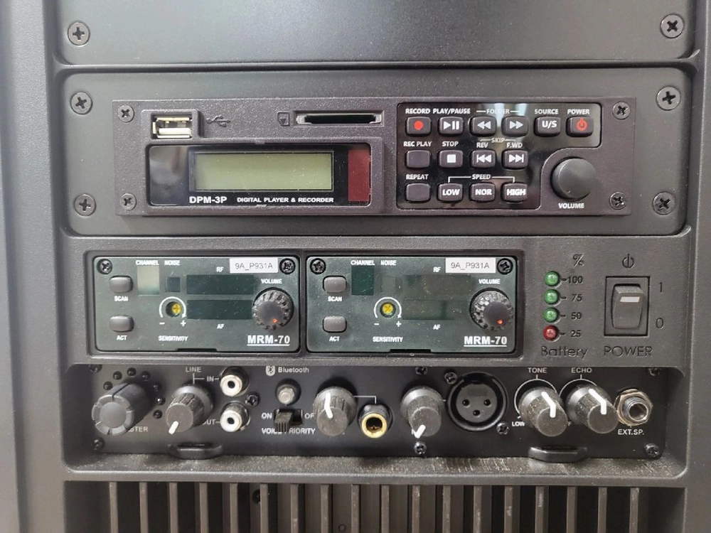 미프로 이동식 엠프 스피커 무선마이크 MA-708 이미지