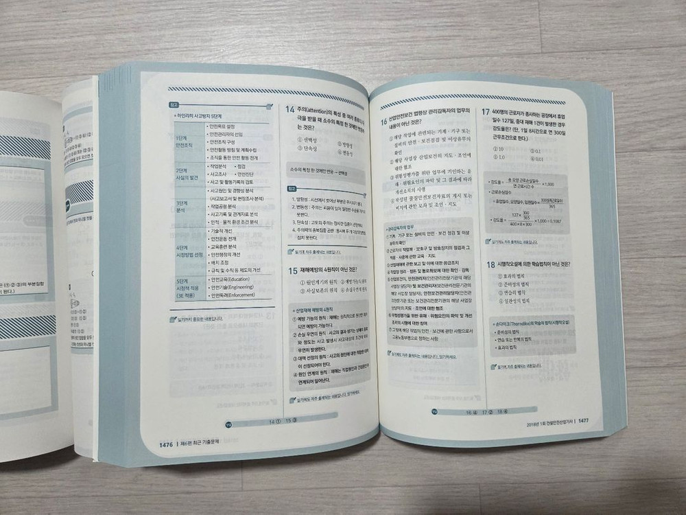 구민사 건설안전산업기사 필기 이론 + 과년도 기출문제 2권 세트입니다. 이미지