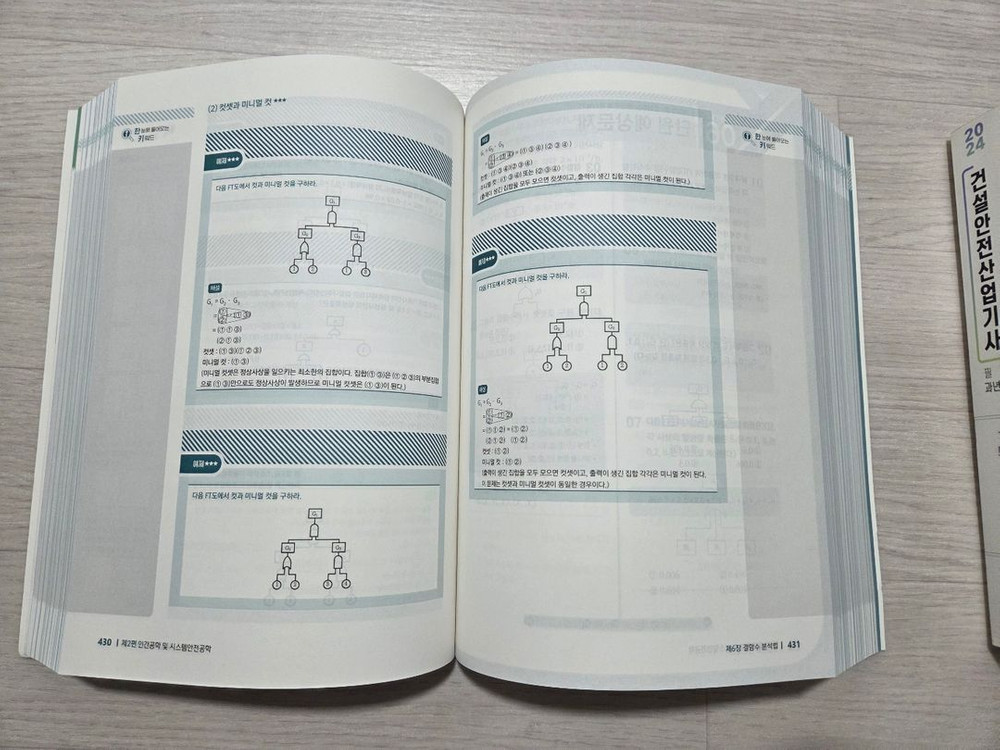 구민사 건설안전산업기사 필기 이론 + 과년도 기출문제 2권 세트입니다. 이미지
