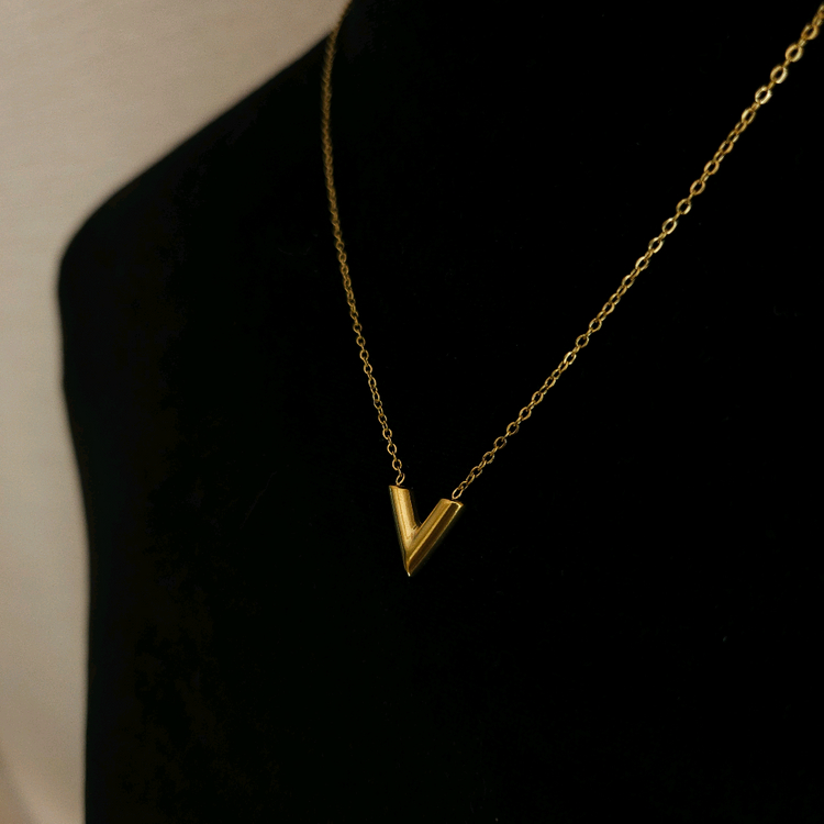 새상품,선물박스포장]데일리 V자 골드 써지컬 목걸이/귀걸이 반지 팔찌 진주 샤넬 14k 18k 스와로브스키 반클리프 이미지