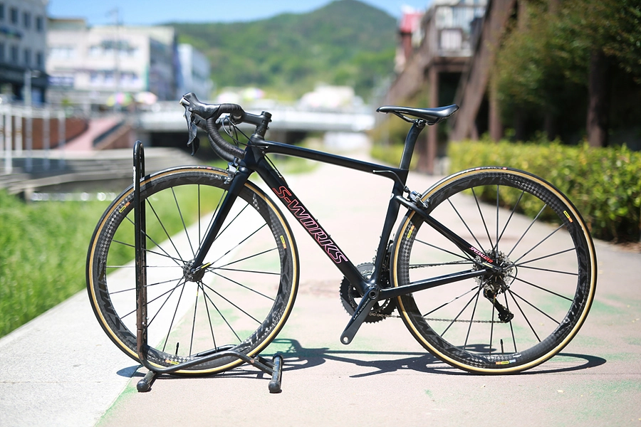 *최저가*18년 S-WORKS 타막 SL6 44 *마빅CU카본휠셋*조립차 이미지